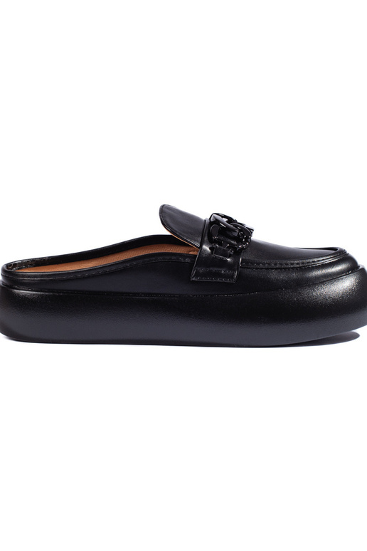 auliniai  juodos spalvos Šlepetės