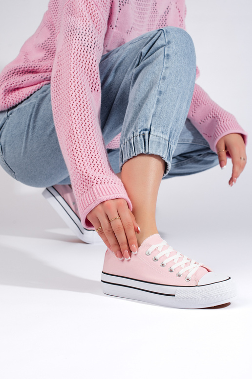 rožinės spalvos Moteriški batai rožinės spalvos Moteriški batai