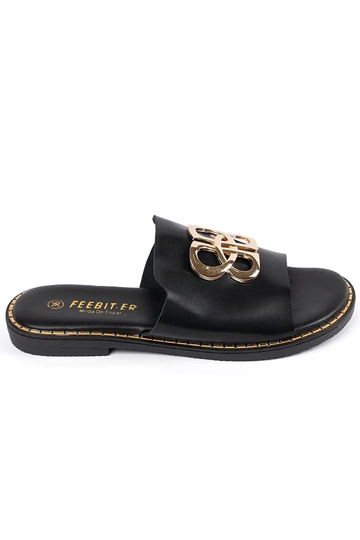 juodos spalvos  Šlepetės