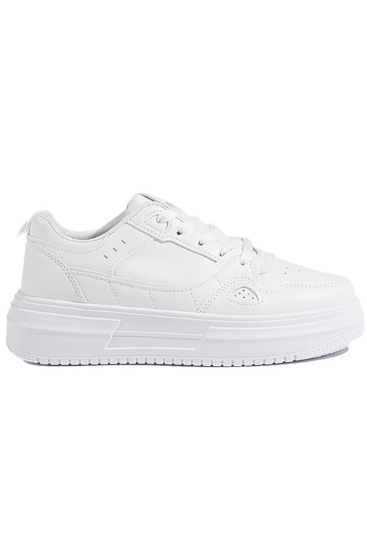 baltos spalvos  Sneakers modelio batai baltos spalvos  Sneakers modelio batai