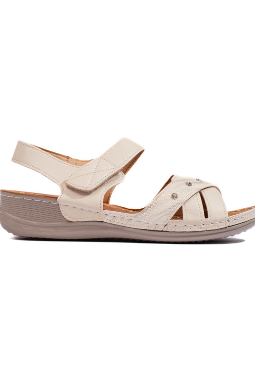 smėlio spalvos sandalai  su platforma smėlio spalvos sandalai  su platforma