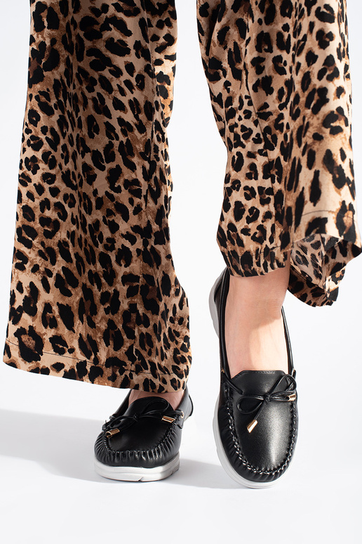 juodos spalvos Mokasinai su platforma juodos spalvos Mokasinai su platforma