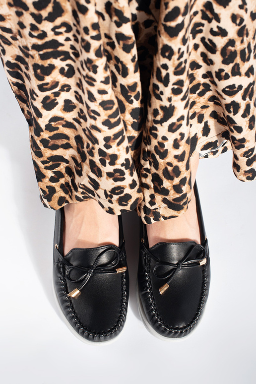 juodos spalvos Mokasinai su platforma juodos spalvos Mokasinai su platforma