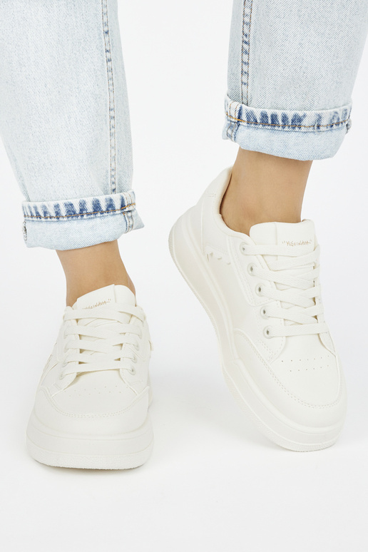 smėlio spalvos Sneakers modelio batai