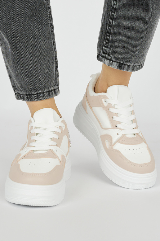 Baltos-rožinės spalvos moterų...