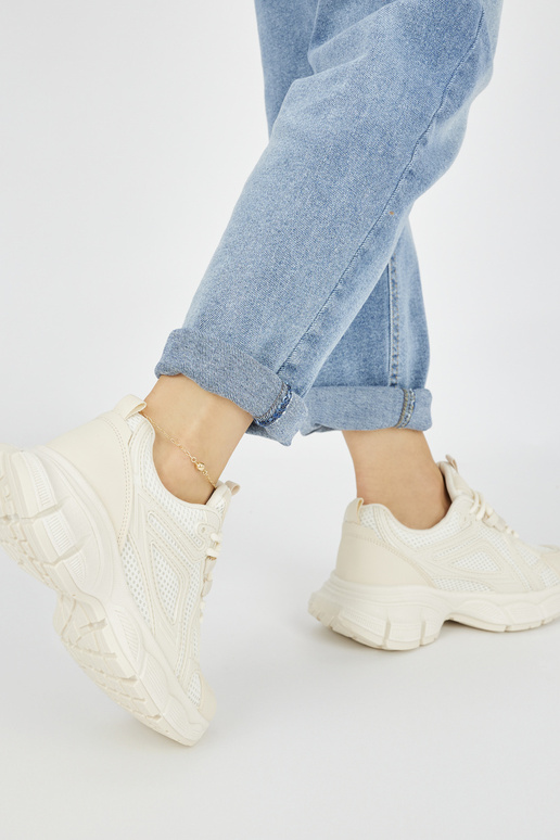 Sneakers modelio batai smėlio spalvos...