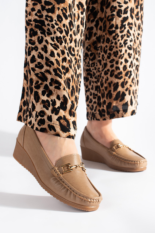 smėlio spalvos moteriški mokasinai su... smėlio spalvos moteriški mokasinai su...