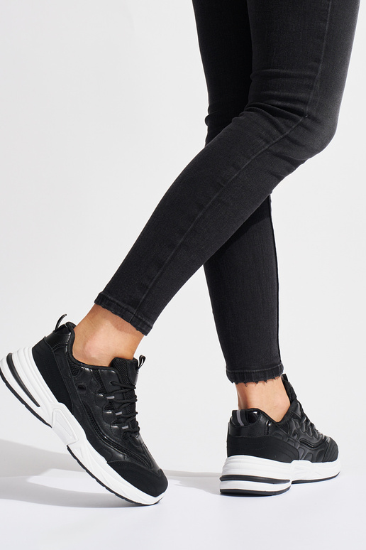 juodos spalvos moterų sportiniai...