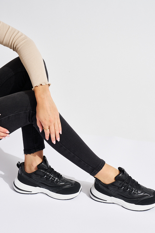 juodos spalvos moterų sportiniai...