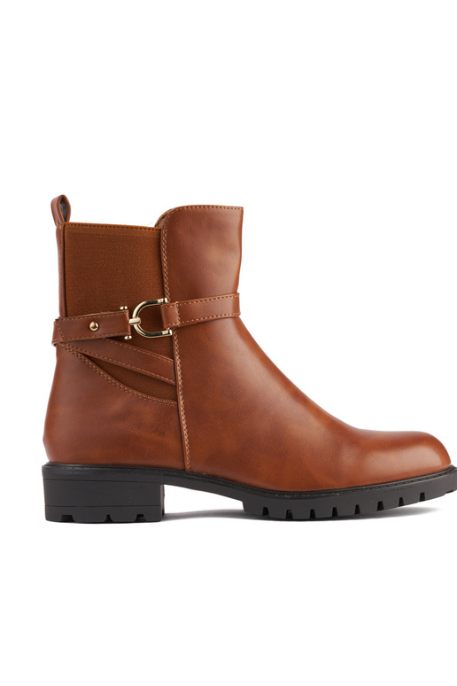 rudos spalvos moteriški batai su... rudos spalvos moteriški batai su...