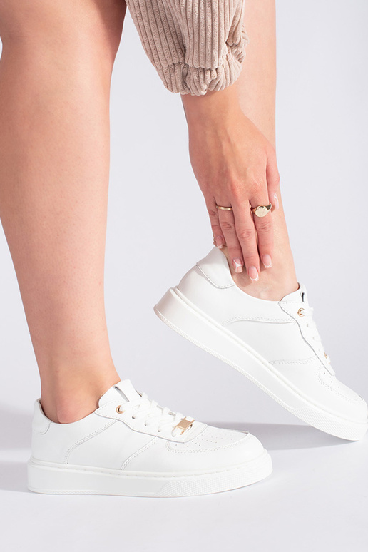 baltos spalvos moterų oda sportiniai... baltos spalvos moterų oda sportiniai...