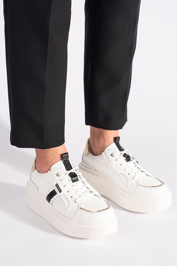 Oda baltos spalvos Sneakers... 2