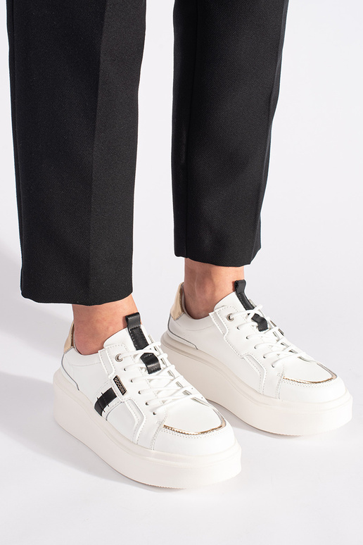 Oda baltos spalvos Sneakers modelio...