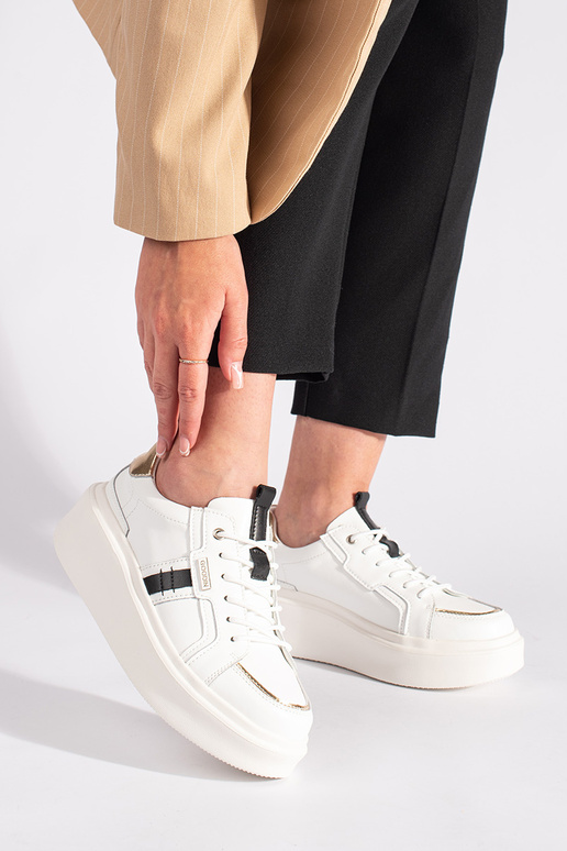 Oda baltos spalvos Sneakers modelio...