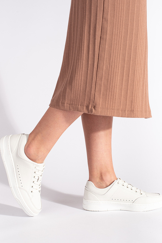 baltos spalvos oda batai su aukšta...