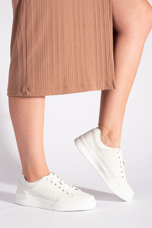 baltos spalvos oda batai su aukšta...