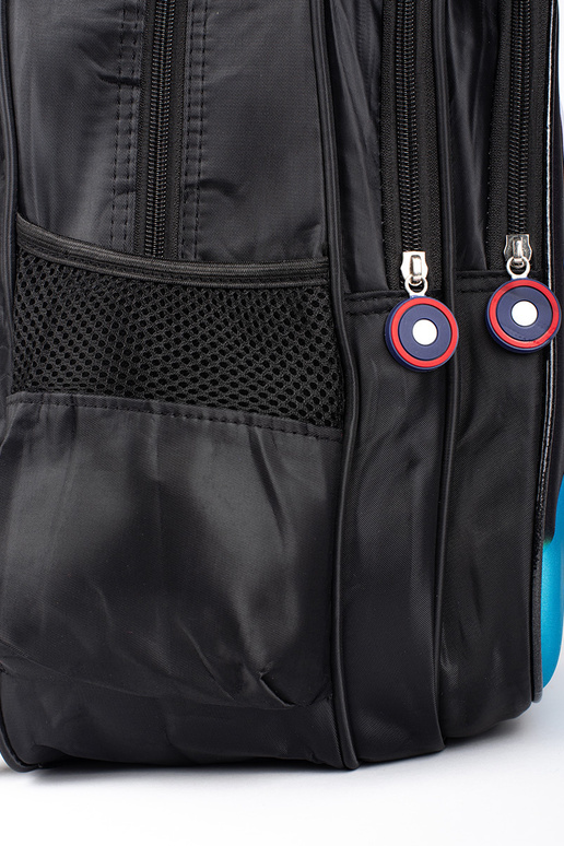 Juodos spalvos kuprinė su kosmonautu