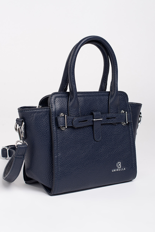 tamsiai mėlyna elegantiška rankinė su...