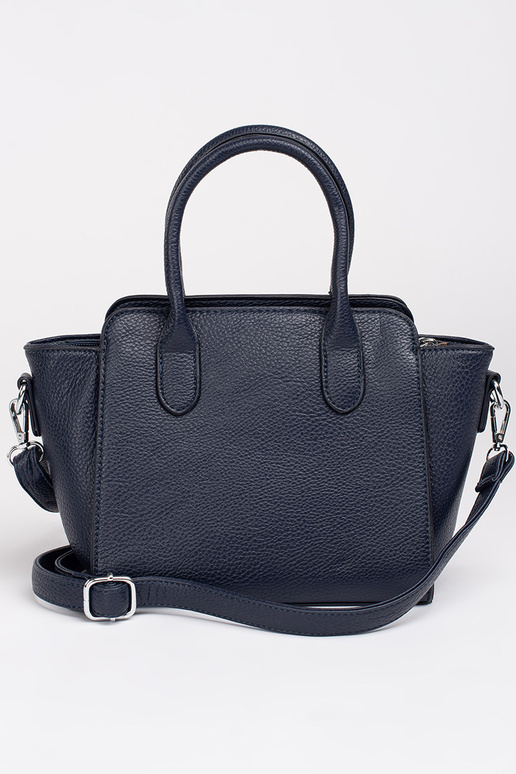 tamsiai mėlyna elegantiška rankinė su...