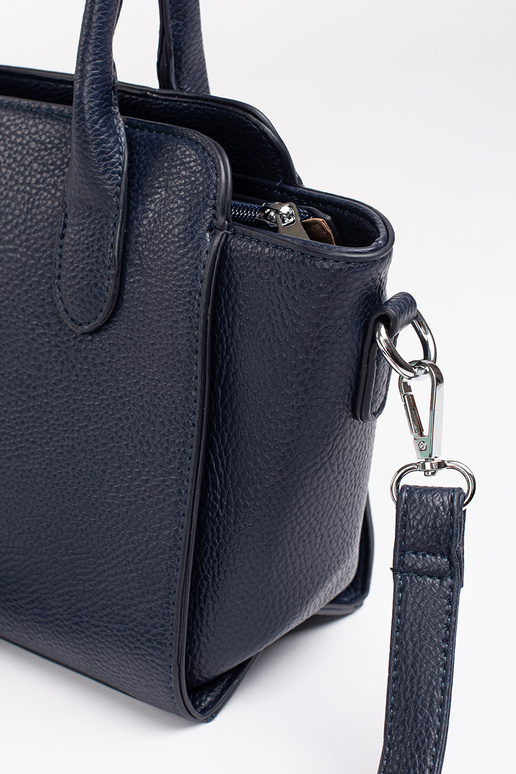 tamsiai mėlyna elegantiška rankinė su...