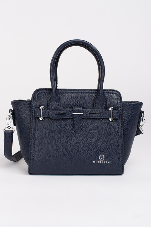 tamsiai mėlyna elegantiška rankinė su...