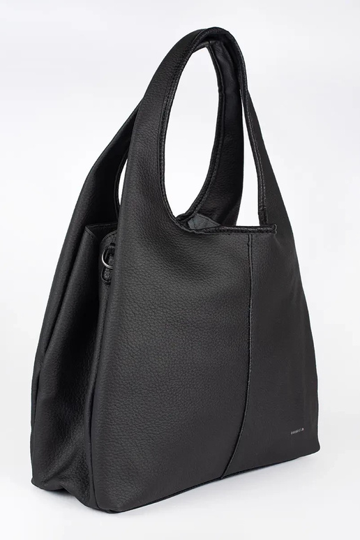 Juodos spalvos materiškas rankinukas