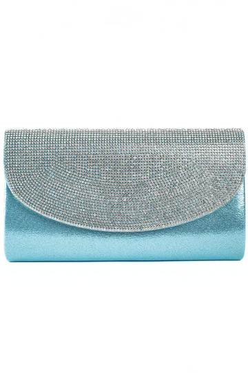 Klasikinė maža rankinė žydra