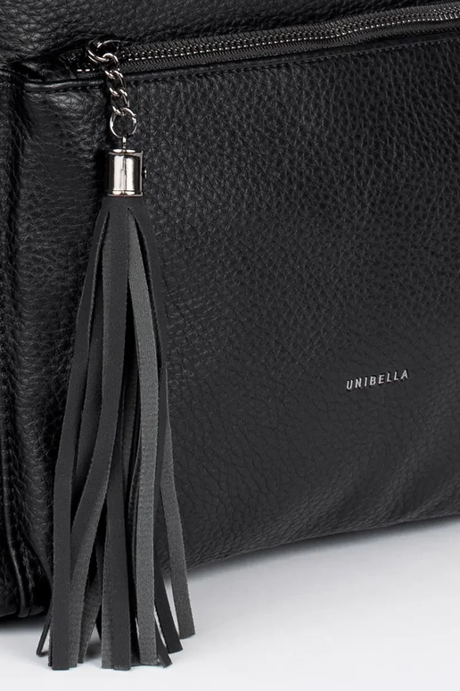 juoda moterų rankinė typu kuprinė su...