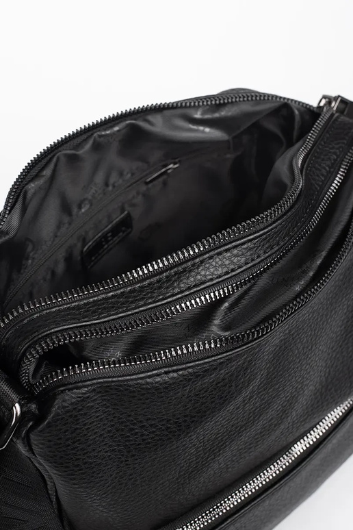 juoda moterų rankinė typu kuprinė su...