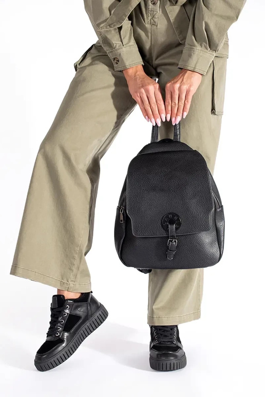 Klasika juodos spalvos kuprinė ponios Klasika juodos spalvos kuprinė ponios