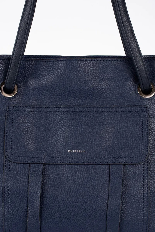 Tamsiai mėlyna rankinė Shopper