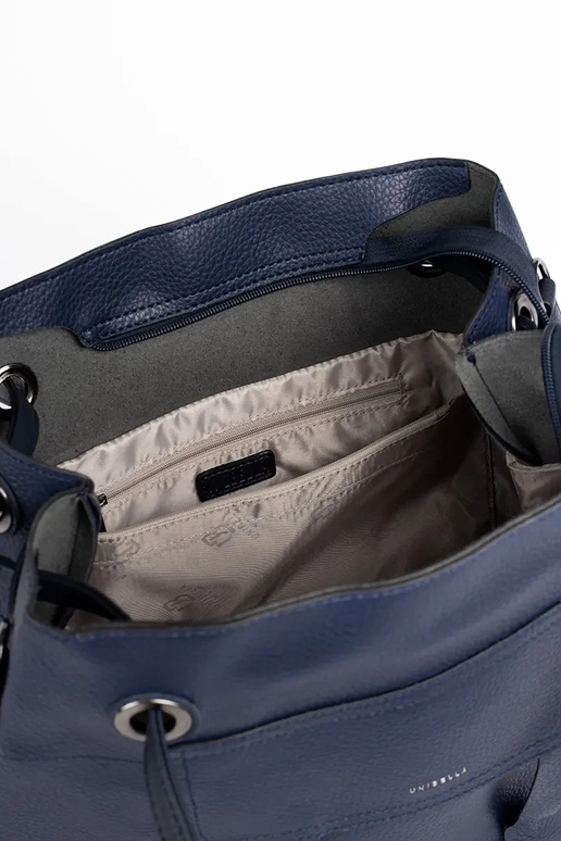 Tamsiai mėlyna rankinė Shopper