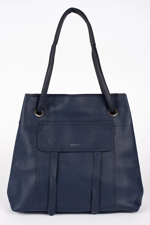 Tamsiai mėlyna rankinė Shopper