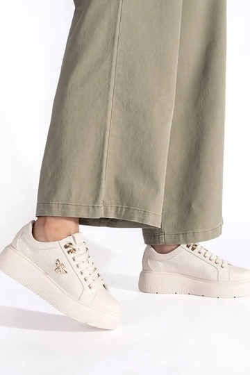 Oda smėlio spalvos Sneakers... 2