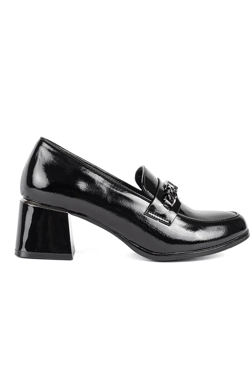 juodos spalvos moterų pusbačiai ant... juodos spalvos moterų pusbačiai ant...