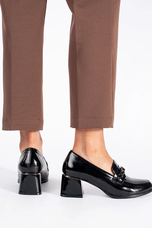 juodos spalvos moterų pusbačiai ant... juodos spalvos moterų pusbačiai ant...