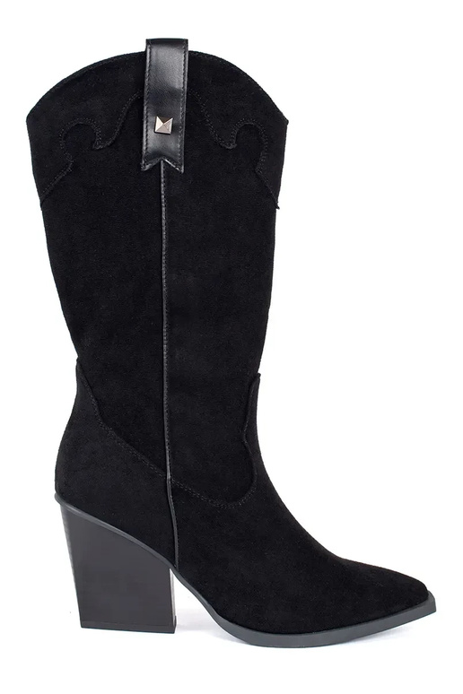 juodos spalvos iš zomšos kaubojiški... juodos spalvos iš zomšos kaubojiški...