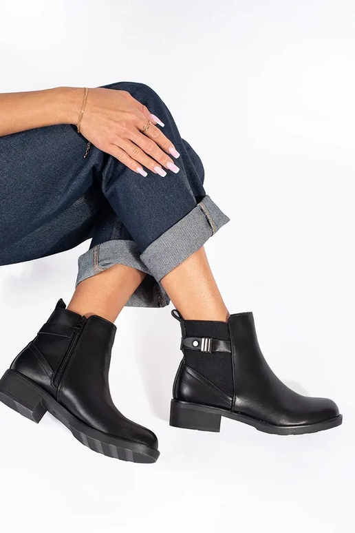 juodos spalvos Moteriški batai ant... juodos spalvos Moteriški batai ant...