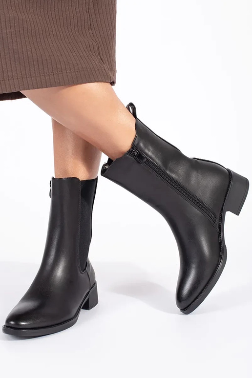 juodos spalvos Moteriški batai ant... juodos spalvos Moteriški batai ant...