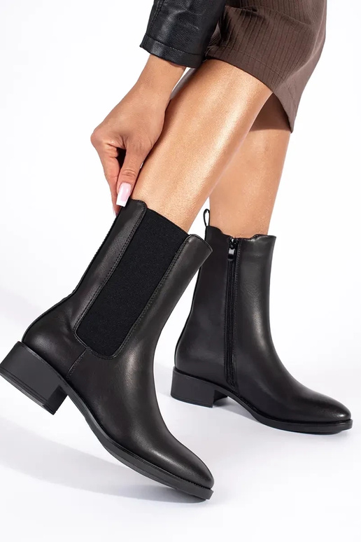 juodos spalvos Moteriški batai ant... juodos spalvos Moteriški batai ant...