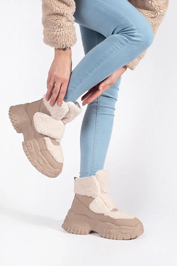 Smėlio spalvos sniego batai... 2