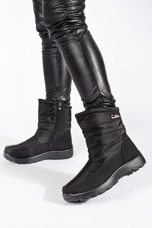 Juodos spalvos moteriški sniego batai