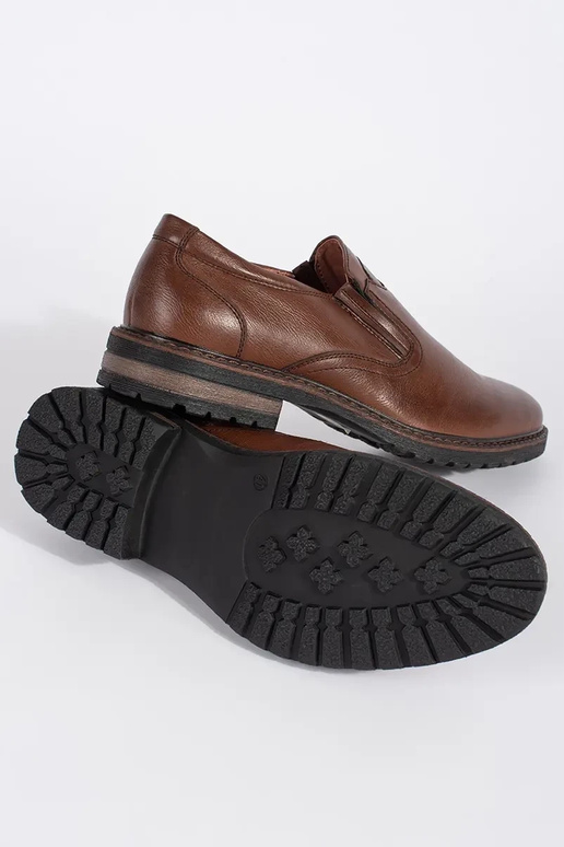 Rudos spalvos užsegami pusbačiai