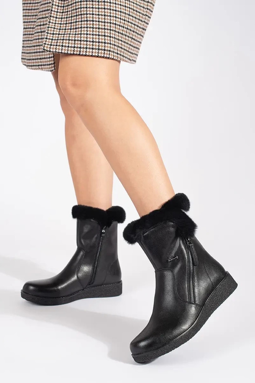 Pašiltinti odiniai juodos spalvos...