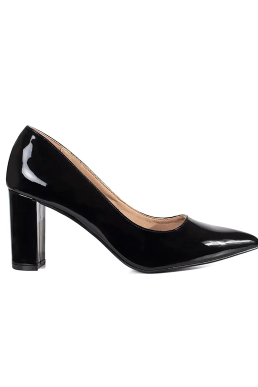 Elegantiško stiliaus lakuotas juodos...