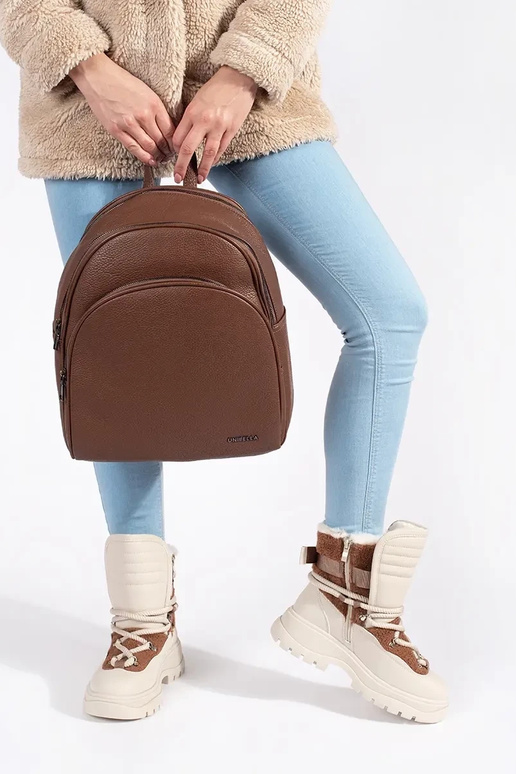 Smėlio spalvos sniego batai su...