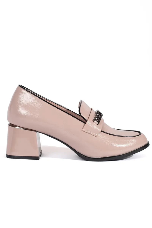 Smėlio spalvos moteriški pusbačiai su...