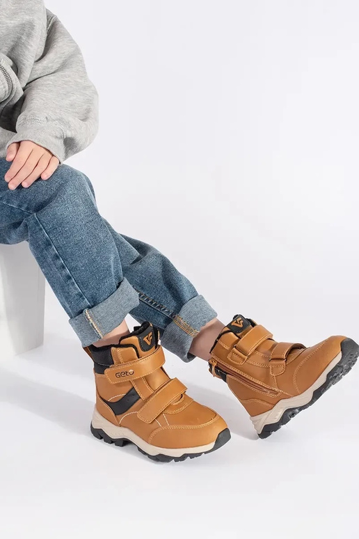 Pašiltinti berniukiški batai Velcroy