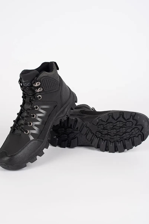 Juodos spalvos vyriški žygio batai