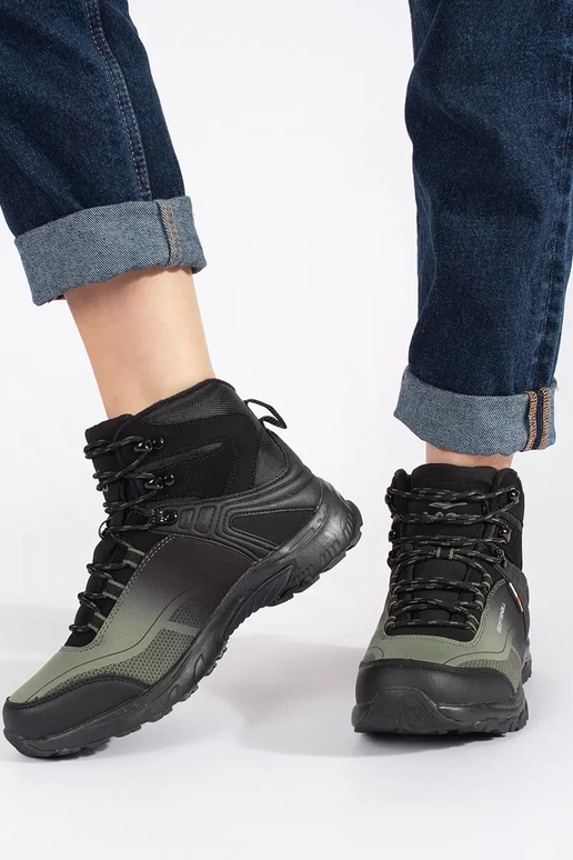 Juodos ir žalios spalvos Trekingo batai